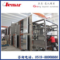 常州力马海藻、菌菇类、蔬菜类脱水干燥机 带式干燥机解决方案